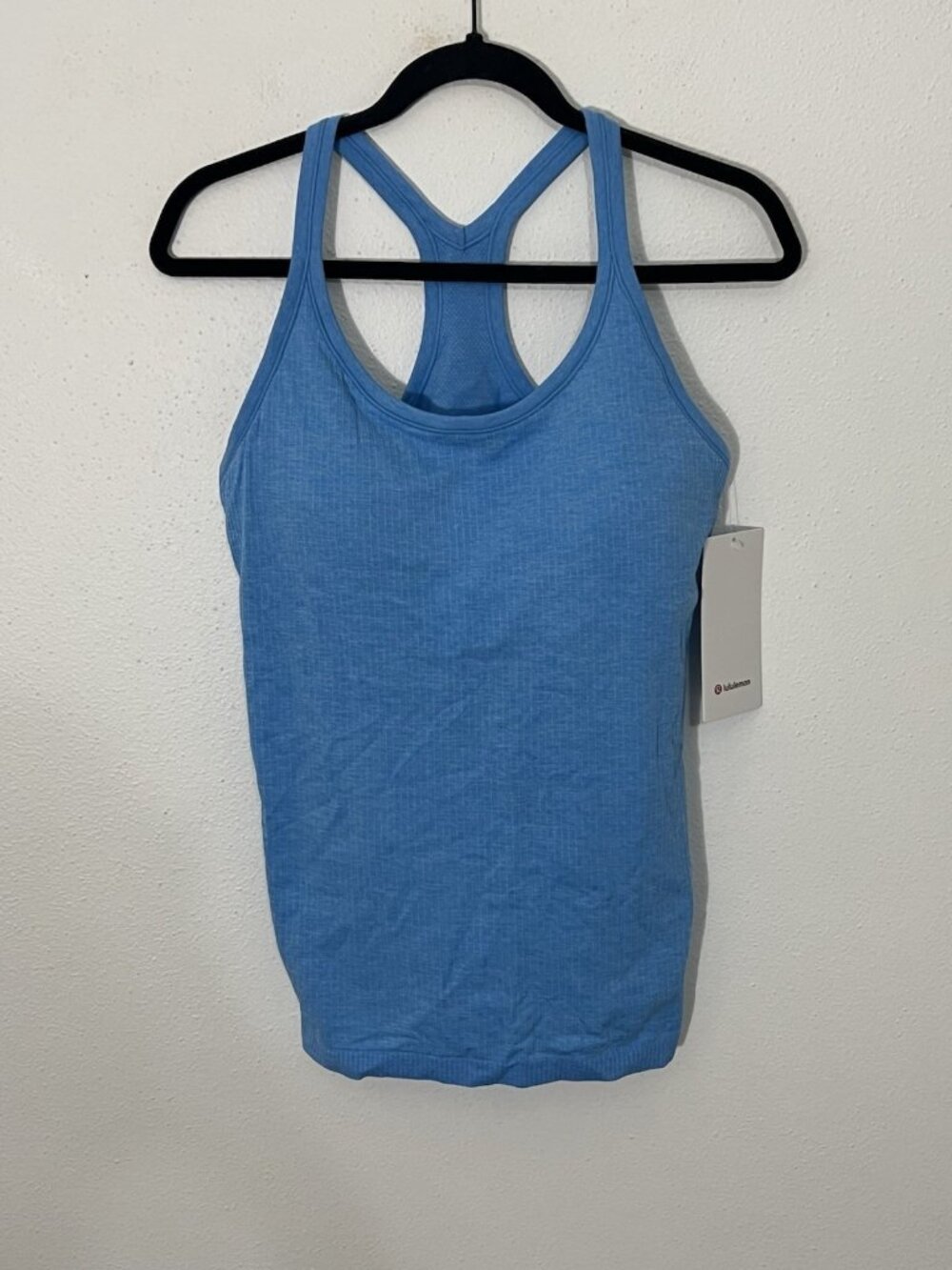 NWT Lululemon Blue Ebb To Street Racerback Tank Top Size 10